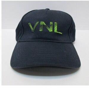 VOLVO VNL dark navy baseball cap hat adjustable neon green lettering official